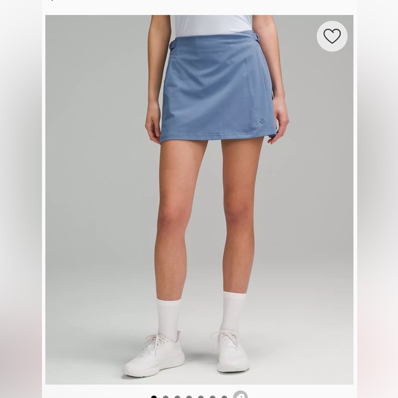 NWT Lululemon Wrap-Front MR Golf Skirt  / Oasis Blue - Picture 2 of 9